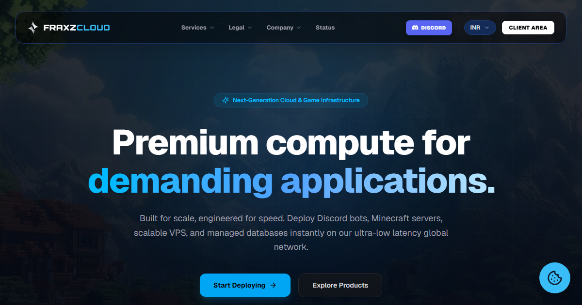 FraxZCloud - Game Hosting, VPS & Dedicated Servers